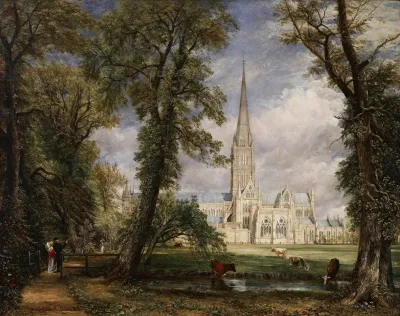 Salisbury Cathedral From The Bishops Garden