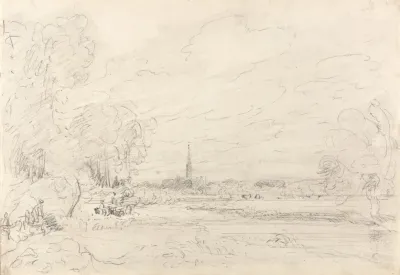 Salisbury Cathedral From The Meadows 3