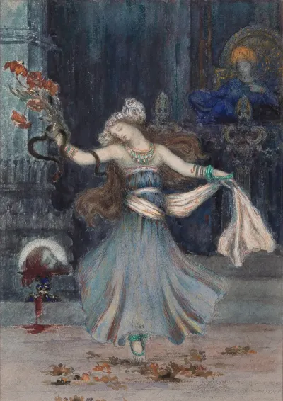 Salome Dancing Before The Head Of St John The Baptist