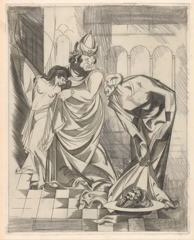 Salome Herodes En De Beul Met Het Hoofd Van Johannes De Doper