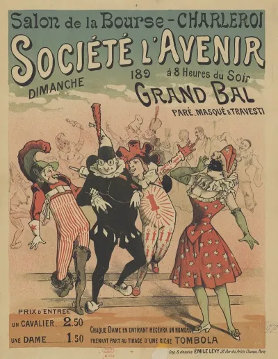 Salon De La Bourse Charleroi Societe Lavenir Grand Bal