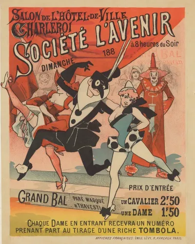 Salon De Lhotel De Ville Charleroi Societe Lavenir Grand Bal