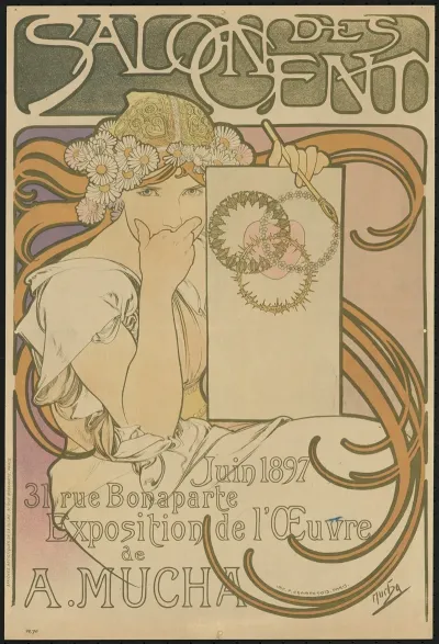 Salon Des Cent A Mucha