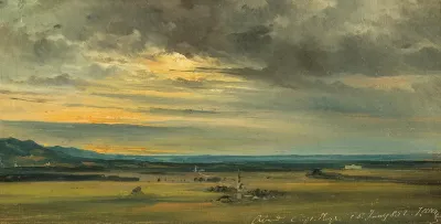 Salzburg View Of Maxglan And Klessheim