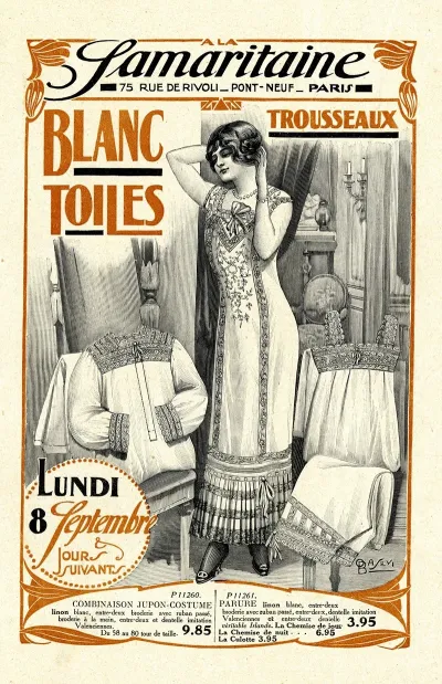 Samaritaine Blanc Toiles