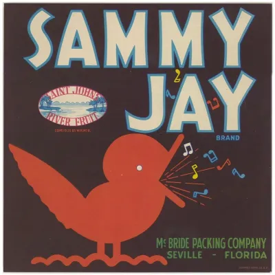 Sammy Jay Brand Citrus Label 2