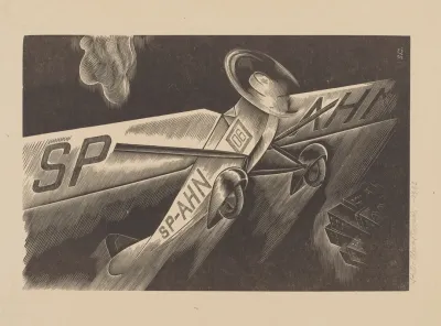 Samolot Rwd 6 Ilustracja Do Ksiegi Pamiatkowej Ku Czci Poleglych Lotnikow