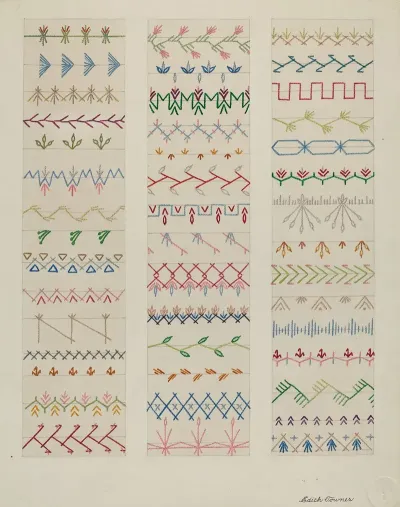 Samples Of Stitching