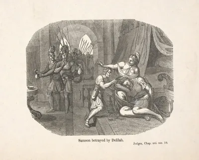 Samson Betrayed By Delilah