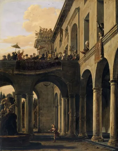 Samson Destroying The Temple