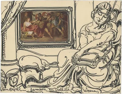 Samson En Dalila Van A Van Dyck