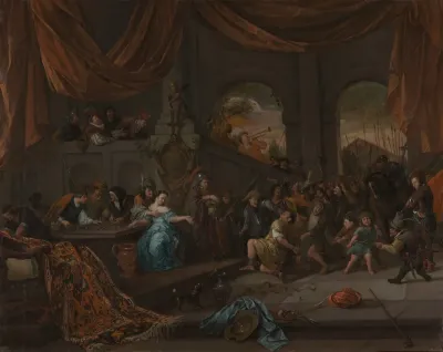 Samson Offended By The Philistines