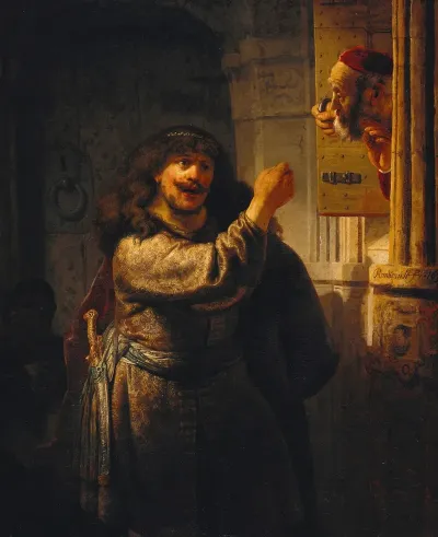 Samson Threatening His Father In Law