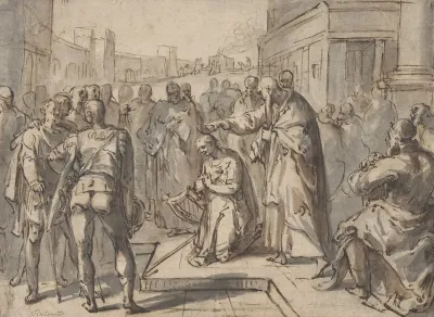 Samuel Annointing David