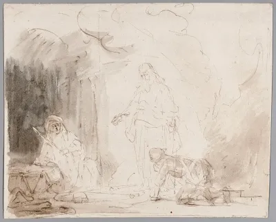 Samuel Appears To Saul At The Witch Of Endor