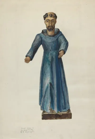 San Antonio De Padua Santo Bulto