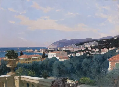 San Remo From The Terrace Of Louis Ormond 1878