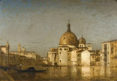 San Simeone Piccolo Au Dela Du Grand Canal Venis