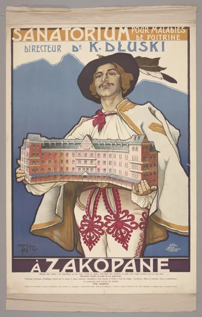 Sanatorium Pour Maladies De Poitrine Directeur Dr K Dluski Sanatorium Chorob Plucnych
