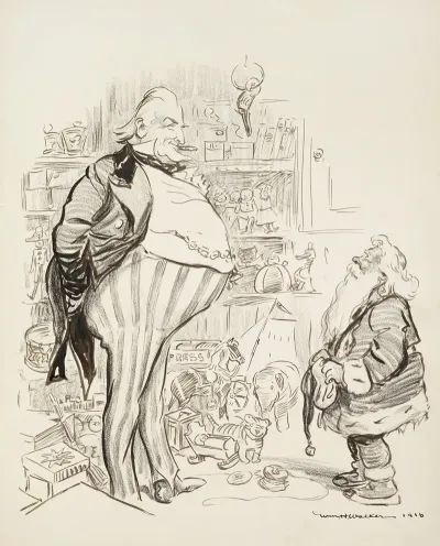 Santa Claus You Advertised For A Boy To Tie Up Packages Ive Done That For Centuries