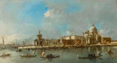 Santa Maria Della Salute And The Dogana Venice