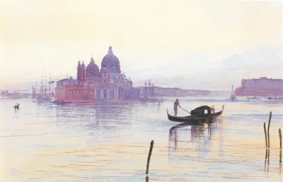 Santa Maria Della Salute From Across The Bacino Venice