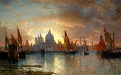 Santa Maria Della Salute Sunset