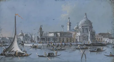 Santa Maria Della Salute Venice And The Punta Della Dogana