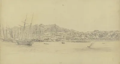 Santiago De Cuba Vom Hafen Aus