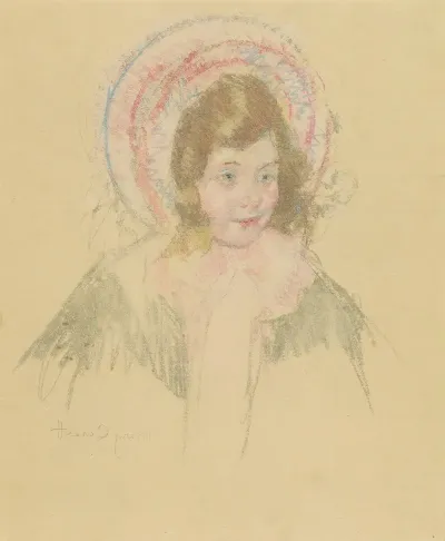 Sara Wearing A Bonnet And Coat