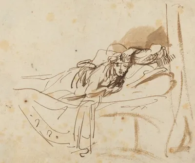 Saskia Lying In Bed