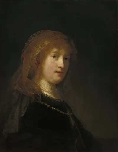 Saskia Van Uylenburghthe Wife Of The Artist