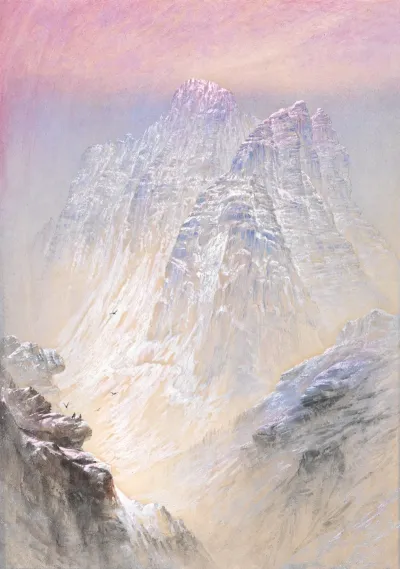 Sasso Di Pelmo As Seen From St Luzia Tyrol