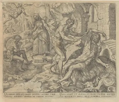 Satan Smiting Job With Boils