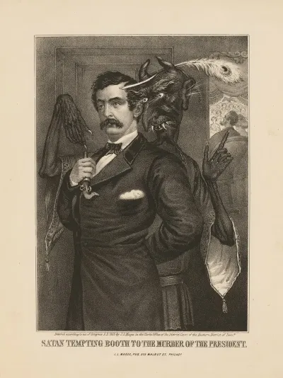 Satan Tempting Booth To The Murder Of The President