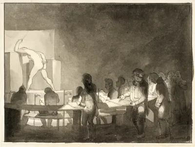 Satire Over Modelskolen Pa Kunstakademiet