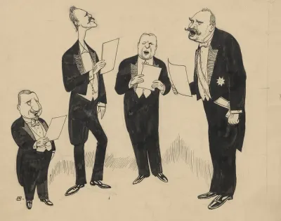 Satirical Drawing