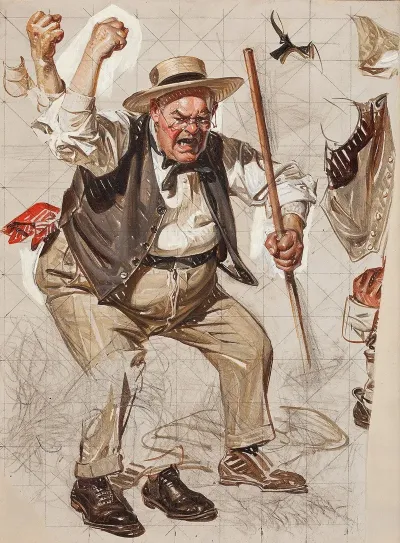 Saturday Evening Post Cover Study