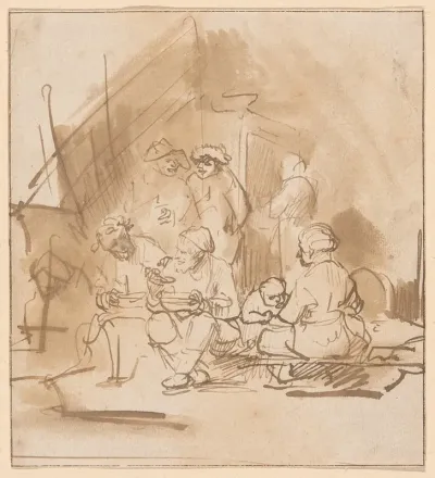 Satyr Among The Peasants