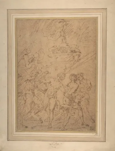 Satyr And Nymphs Dancing