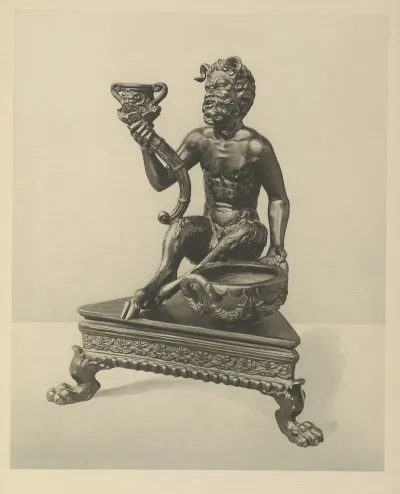 Satyr With Inkstand And Candlesocket Riccio 2