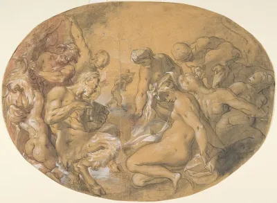 Satyrs And Nymphs