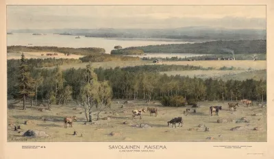 Savolainen Maisema Landskap Fran Savolaks