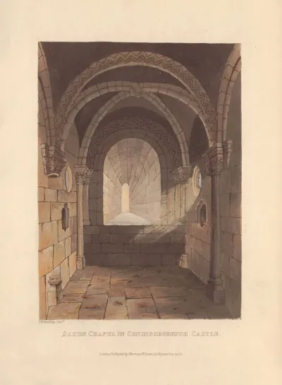 Saxon Chapel In Coningsborough Castle