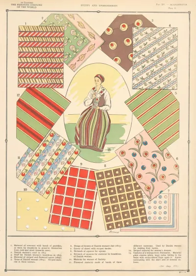 Scandinavia Stuffs And Embroideries