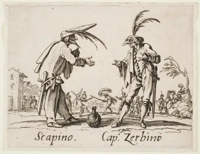 Scapino And Cap Zerbino