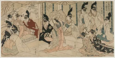 Scene Adapted From The Play The Treasury Of Loyal Retainers Chushingura