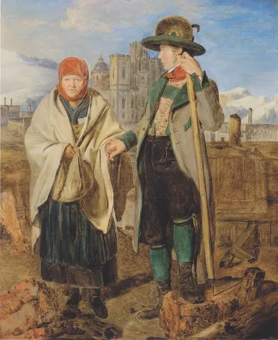 Scene After The Fire Of Mariazell