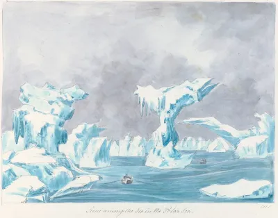 Scene Among The Ice In The Polar Sea 2
