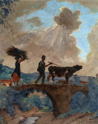 Scene Champetre En Ligurie